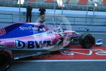 World © Octane Photographic Ltd. Formula 1 – Winter Testing - Test 2 - Day 1. SportPesa Racing Point RP19 – Lance Stroll. Circuit de Barcelona-Catalunya. Tuesday 26th February 2019.