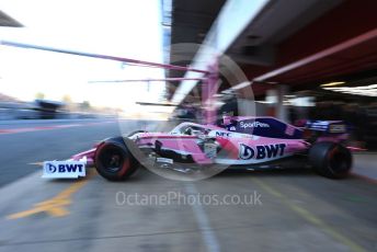 World © Octane Photographic Ltd. Formula 1 – Winter Testing - Test 2 - Day 1. SportPesa Racing Point RP19 – Lance Stroll. Circuit de Barcelona-Catalunya. Tuesday 26th February 2019