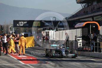 World © Octane Photographic Ltd. Formula 1 – Winter Testing - Test 2 - Day 1. Mercedes AMG Petronas Motorsport AMG F1 W10 EQ Power+ - Lewis Hamilton. Circuit de Barcelona-Catalunya. Tuesday 26th February 2019.