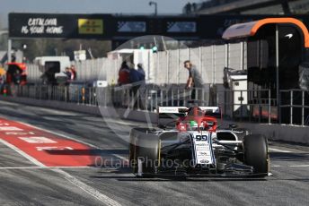 World © Octane Photographic Ltd. Formula 1 – Winter Testing - Test 2 - Day 1. Alfa Romeo Racing C38 – Antonio Giovinazzi. Circuit de Barcelona-Catalunya. Tuesday 26th February 2019.