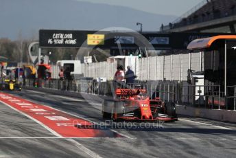 World © Octane Photographic Ltd. Formula 1 – Winter Testing - Test 2 - Day 1. Scuderia Ferrari SF90 – Charles Leclerc. Circuit de Barcelona-Catalunya. Tuesday 26th February 2019.