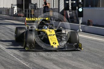 World © Octane Photographic Ltd. Formula 1 – Winter Testing - Test 2 - Day 1. Renault Sport F1 Team RS19 – Nico Hulkenberg. Circuit de Barcelona-Catalunya. Tuesday 26th February 2019.