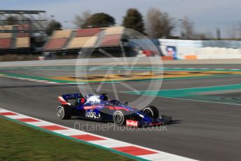 World © Octane Photographic Ltd. Formula 1 – Winter Testing - Test 2 - Day 1. Scuderia Toro Rosso STR14 – Alexander Albon. Circuit de Barcelona-Catalunya. Tuesday 26th February 2019.