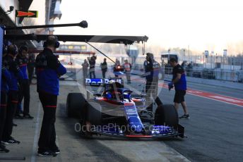 World © Octane Photographic Ltd. Formula 1 – Winter Testing - Test 2 - Day 2. Scuderia Toro Rosso STR14 – Daniil Kvyat. Circuit de Barcelona-Catalunya. Wednesday 27th February 2019.