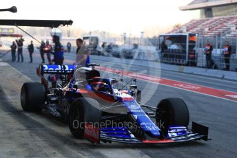 World © Octane Photographic Ltd. Formula 1 – Winter Testing - Test 2 - Day 2. Scuderia Toro Rosso STR14 – Daniil Kvyat. Circuit de Barcelona-Catalunya. Wednesday 27th February 2019.