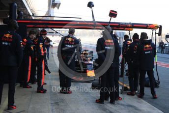 World © Octane Photographic Ltd. Formula 1 – Winter Testing - Test 2 - Day 2. Aston Martin Red Bull Racing RB15 – Max Verstappen. Circuit de Barcelona-Catalunya. Wednesday 27th February 2019.