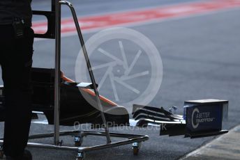 World © Octane Photographic Ltd. Formula 1 – Winter Testing - Test 2 - Day 2. McLaren MCL34 front wing. Circuit de Barcelona-Catalunya. Wednesday 27th February 2019.