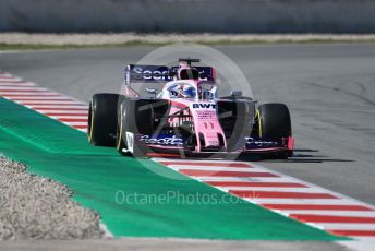 World © Octane Photographic Ltd. Formula 1 – Winter Testing - Test 2 - Day 2. SportPesa Racing Point RP19 - Sergio Perez. Circuit de Barcelona-Catalunya. Wednesday 27th February 2019.