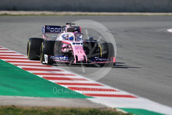 World © Octane Photographic Ltd. Formula 1 – Winter Testing - Test 2 - Day 2. SportPesa Racing Point RP19 - Sergio Perez. Circuit de Barcelona-Catalunya. Wednesday 27th February 2019.