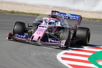 World © Octane Photographic Ltd. Formula 1 – Winter Testing - Test 2 - Day 2. SportPesa Racing Point RP19 - Sergio Perez. Circuit de Barcelona-Catalunya. Wednesday 27th February 2019.