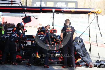 World © Octane Photographic Ltd. Formula 1 – Winter Testing - Test 2 - Day 2. Aston Martin Red Bull Racing RB15 – Max Verstappen. Circuit de Barcelona-Catalunya. Wednesday 27th February 2019.