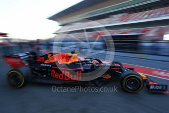 World © Octane Photographic Ltd. Formula 1 – Winter Testing - Test 2 - Day 2. Aston Martin Red Bull Racing RB15 – Max Verstappen. Circuit de Barcelona-Catalunya. Wednesday 27th February 2019.
