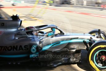 World © Octane Photographic Ltd. Formula 1 – Winter Testing - Test 2 - Day 2. Mercedes AMG Petronas Motorsport AMG F1 W10 EQ Power+ - Lewis Hamilton. Circuit de Barcelona-Catalunya. Wednesday 27th February 2019.