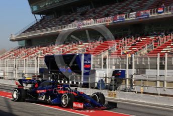 World © Octane Photographic Ltd. Formula 1 – Winter Testing - Test 2 - Day 2. Scuderia Toro Rosso STR14 – Daniil Kvyat. Circuit de Barcelona-Catalunya. Wednesday 27th February 2019.
