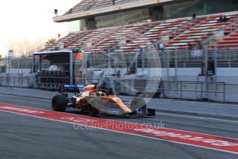 World © Octane Photographic Ltd. Formula 1 – Winter Testing - Test 2 - Day 3. McLaren MCL34 – Lando Norris. Circuit de Barcelona-Catalunya. Thursday 28th February 2019.