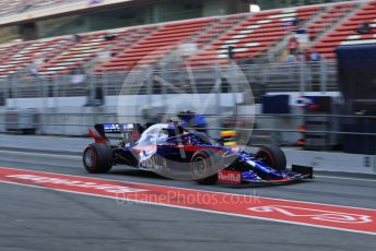 World © Octane Photographic Ltd. Formula 1 – Winter Testing - Test 2 - Day 3. Scuderia Toro Rosso STR14 – Alexander Albon. Circuit de Barcelona-Catalunya. Thursday 28th February 2019.