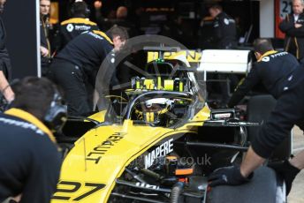 World © Octane Photographic Ltd. Formula 1 – Winter Testing - Test 2 - Day 3. Renault Sport F1 Team RS19 – Nico Hulkenberg. Circuit de Barcelona-Catalunya. Thursday 28th February 2019.