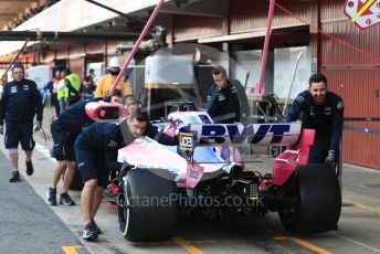 World © Octane Photographic Ltd. Formula 1 – Winter Testing - Test 2 - Day 3. SportPesa Racing Point RP19 – Lance Stroll. Circuit de Barcelona-Catalunya. Thursday 28th February 2019.