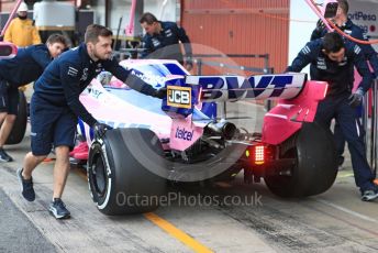 World © Octane Photographic Ltd. Formula 1 – Winter Testing - Test 2 - Day 3. SportPesa Racing Point RP19 – Lance Stroll. Circuit de Barcelona-Catalunya. Thursday 28th February 2019.