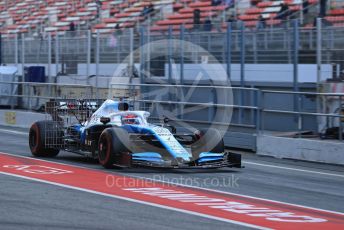 World © Octane Photographic Ltd. Formula 1 – Winter Testing - Test 2 - Day 3. ROKiT Williams Racing – George Russell. Circuit de Barcelona-Catalunya. Thursday 28th February 2019.