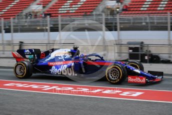 World © Octane Photographic Ltd. Formula 1 – Winter Testing - Test 2 - Day 3. Scuderia Toro Rosso STR14 – Alexander Albon. Circuit de Barcelona-Catalunya. Thursday 28th February 2019.