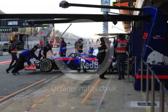 World © Octane Photographic Ltd. Formula 1 – Winter Testing - Test 2 - Day 3. Scuderia Toro Rosso STR14 – Alexander Albon. Circuit de Barcelona-Catalunya. Thursday 28th February 2019.