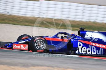 World © Octane Photographic Ltd. Formula 1 – Winter Testing - Test 2 - Day 3. Scuderia Toro Rosso STR14 – Alexander Albon. Circuit de Barcelona-Catalunya. Thursday 28th February 2019.