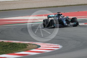 World © Octane Photographic Ltd. Formula 1 – Winter Testing - Test 2 - Day 3. Mercedes AMG Petronas Motorsport AMG F1 W10 EQ Power+ - Lewis Hamilton. Circuit de Barcelona-Catalunya. Thursday 28th February 2019.