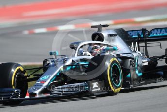 World © Octane Photographic Ltd. Formula 1 – Winter Testing - Test 2 - Day 3. Mercedes AMG Petronas Motorsport AMG F1 W10 EQ Power+ - Lewis Hamilton. Circuit de Barcelona-Catalunya. Thursday 28th February 2019.