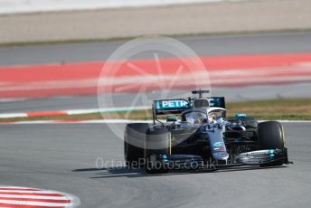 World © Octane Photographic Ltd. Formula 1 – Winter Testing - Test 2 - Day 3. Mercedes AMG Petronas Motorsport AMG F1 W10 EQ Power+ - Lewis Hamilton. Circuit de Barcelona-Catalunya. Thursday 28th February 2019.