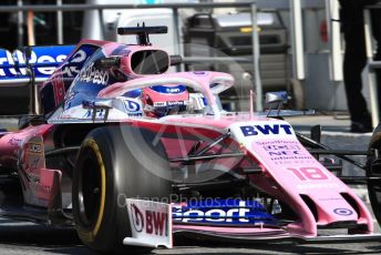 World © Octane Photographic Ltd. Formula 1 – Winter Testing - Test 2 - Day 3. SportPesa Racing Point RP19 – Lance Stroll. Circuit de Barcelona-Catalunya. Thursday 28th February 2019.