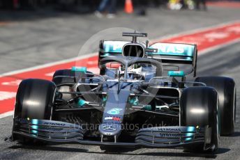 World © Octane Photographic Ltd. Formula 1 – Winter Testing - Test 2 - Day 3. Mercedes AMG Petronas Motorsport AMG F1 W10 EQ Power+ - Valtteri Bottas. Circuit de Barcelona-Catalunya. Thursday 28th February 2019.