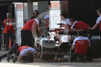 World © Octane Photographic Ltd. Formula 1 – Winter Testing - Test 2 - Day 3. Alfa Romeo Racing C38 – Antonio Giovinazzi. Circuit de Barcelona-Catalunya. Thursday 28th February 2019.