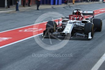 World © Octane Photographic Ltd. Formula 1 – Winter Testing - Test 2 - Day 3. Alfa Romeo Racing C38 – Antonio Giovinazzi. Circuit de Barcelona-Catalunya. Thursday 28th February 2019.