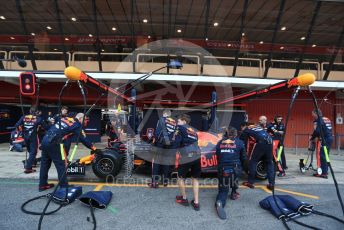 World © Octane Photographic Ltd. Formula 1 – Winter Testing - Test 2 - Day 3. Aston Martin Red Bull Racing RB15 – Pierre Gasly. Circuit de Barcelona-Catalunya. Thursday 28th February 2019.