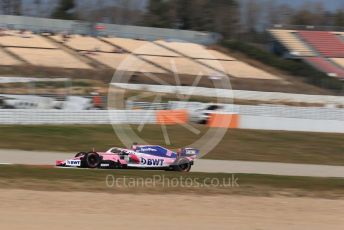 World © Octane Photographic Ltd. Formula 1 – Winter Testing - Test 2 - Day 3. SportPesa Racing Point RP19 – Lance Stroll. Circuit de Barcelona-Catalunya. Thursday 28th February 2019.