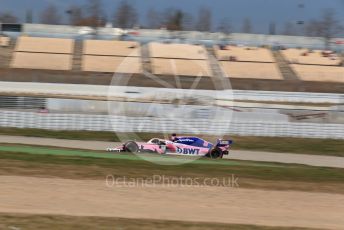 World © Octane Photographic Ltd. Formula 1 – Winter Testing - Test 2 - Day 3. SportPesa Racing Point RP19 – Lance Stroll. Circuit de Barcelona-Catalunya. Thursday 28th February 2019.