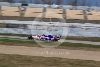 World © Octane Photographic Ltd. Formula 1 – Winter Testing - Test 2 - Day 3. SportPesa Racing Point RP19 – Lance Stroll. Circuit de Barcelona-Catalunya. Thursday 28th February 2019.