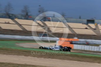 World © Octane Photographic Ltd. Formula 1 – Winter Testing - Test 2 - Day 3. Mercedes AMG Petronas Motorsport AMG F1 W10 EQ Power+ - Lewis Hamilton. Circuit de Barcelona-Catalunya. Thursday 28th February 2019.