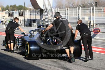 World © Octane Photographic Ltd. Formula 1 – Winter Testing - Test 2 - Day 3. Mercedes AMG Petronas Motorsport AMG F1 W10 EQ Power+ - Valtteri Bottas. Circuit de Barcelona-Catalunya. Thursday 28th February 2019.