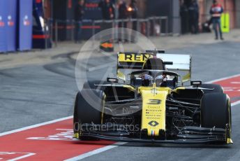 World © Octane Photographic Ltd. Formula 1 – Winter Testing - Test 2 - Day 4. Renault Sport F1 Team RS19 – Daniel Ricciardo. Circuit de Barcelona-Catalunya. Friday 1st March 2019.