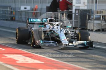 World © Octane Photographic Ltd. Formula 1 – Winter Testing - Test 2 - Day 4. Mercedes AMG Petronas Motorsport AMG F1 W10 EQ Power+ - Valtteri Bottas. Circuit de Barcelona-Catalunya. Friday 1st March 2019.