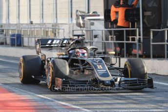 World © Octane Photographic Ltd. Formula 1 – Winter Testing - Test 2 - Day 4. Rich Energy Haas F1 Team VF19 – Romain Grosjean. Circuit de Barcelona-Catalunya. Friday 1st March 2019.