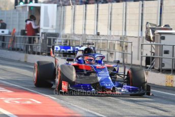 World © Octane Photographic Ltd. Formula 1 – Winter Testing - Test 2 - Day 4. Scuderia Toro Rosso STR14 – Daniil Kvyat. Circuit de Barcelona-Catalunya. Friday 1st March 2019.