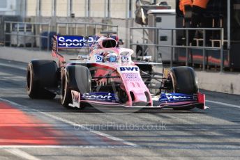 World © Octane Photographic Ltd. Formula 1 – Winter Testing - Test 2 - Day 4. SportPesa Racing Point RP19 - Sergio Perez. Circuit de Barcelona-Catalunya. Friday 1st March 2019.