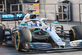 World © Octane Photographic Ltd. Formula 1 – Winter Testing - Test 2 - Day 4. Mercedes AMG Petronas Motorsport AMG F1 W10 EQ Power+ - Valtteri Bottas. Circuit de Barcelona-Catalunya. Friday 1st March 2019.
