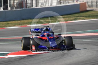 World © Octane Photographic Ltd. Formula 1 – Winter Testing - Test 2 - Day 4. Scuderia Toro Rosso STR14 – Daniil Kvyat. Circuit de Barcelona-Catalunya. Friday 1st March 2019.