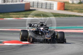 World © Octane Photographic Ltd. Formula 1 – Winter Testing - Test 2 - Day 4. Rich Energy Haas F1 Team VF19 – Romain Grosjean. Circuit de Barcelona-Catalunya. Friday 1st March 2019.