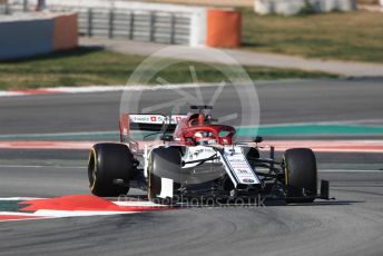 World © Octane Photographic Ltd. Formula 1 – Winter Testing - Test 2 - Day 4. Alfa Romeo Racing C38 – Kimi Raikkonen. Circuit de Barcelona-Catalunya. Friday 1st March 2019.