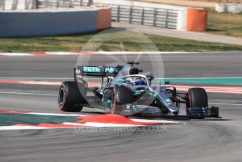 World © Octane Photographic Ltd. Formula 1 – Winter Testing - Test 2 - Day 4. Mercedes AMG Petronas Motorsport AMG F1 W10 EQ Power+ - Valtteri Bottas. Circuit de Barcelona-Catalunya. Friday 1st March 2019.